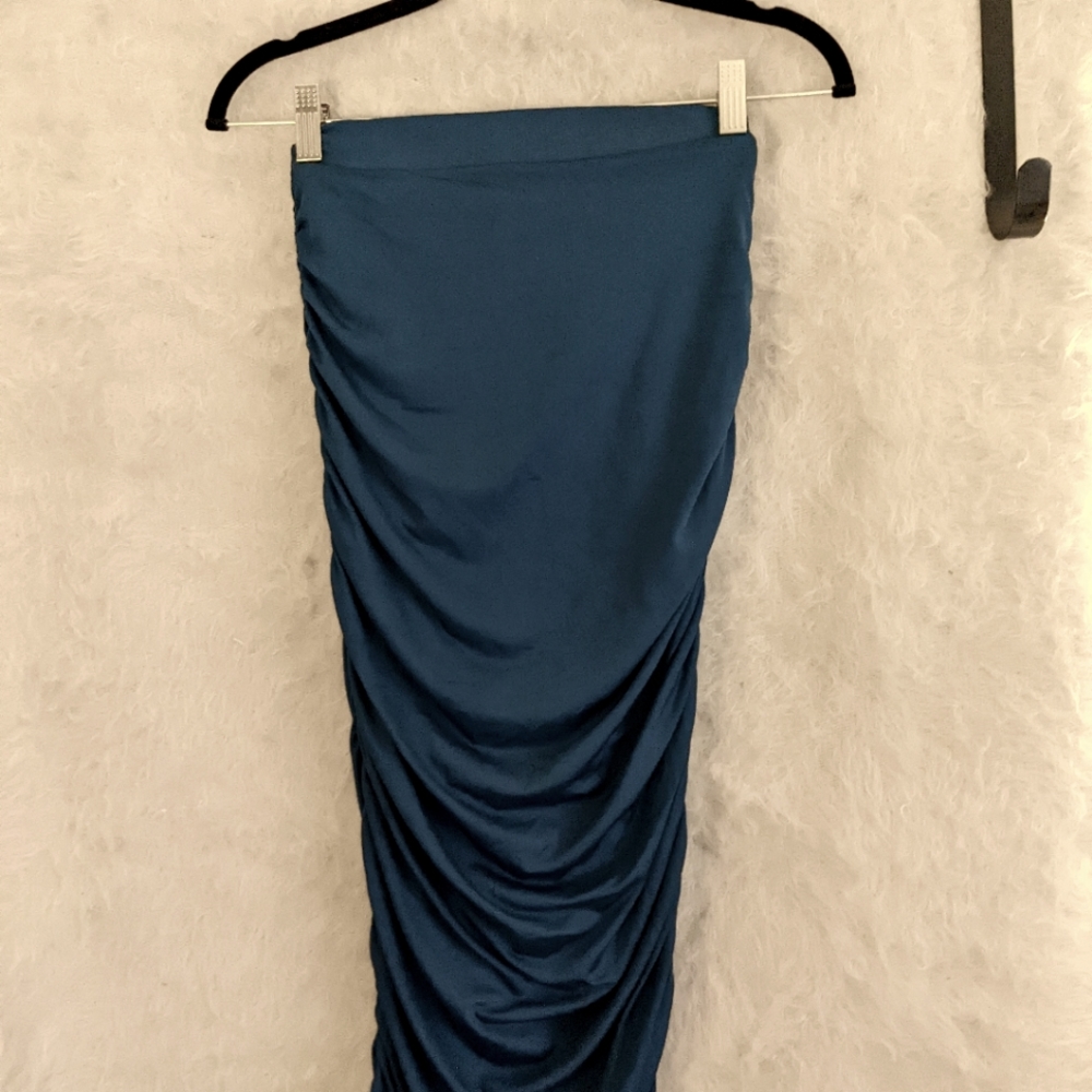 Royal Blue Strapless Dress